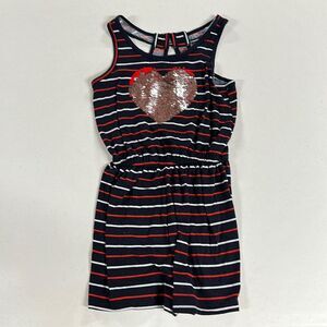 😍 3 for $15 😍 Girls SO onesie romper dress with heart accent sz S (7-8)